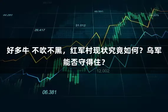 好多牛 不吹不黑，红军村现状究竟如何？乌军能否守得住？